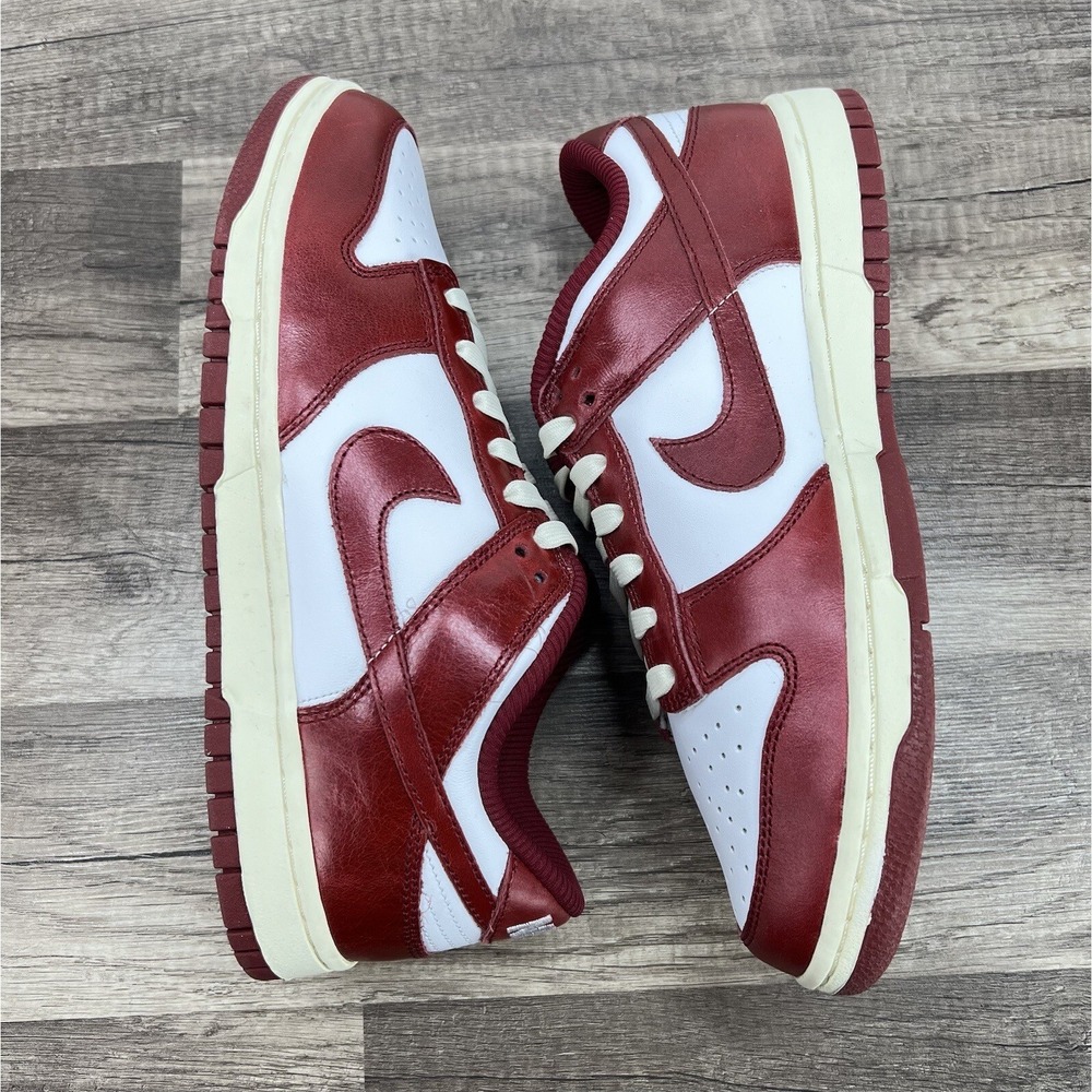 Nike Dunk Low PRM Vintage Team Red New FJ4555-100) Womens Size 9.5